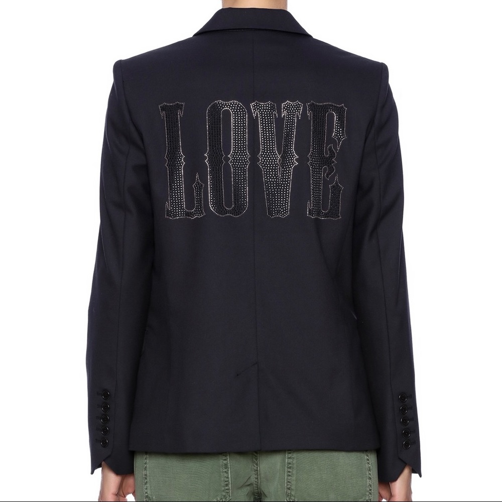 Zadig & Voltaire Victor Love Blazer Size 36